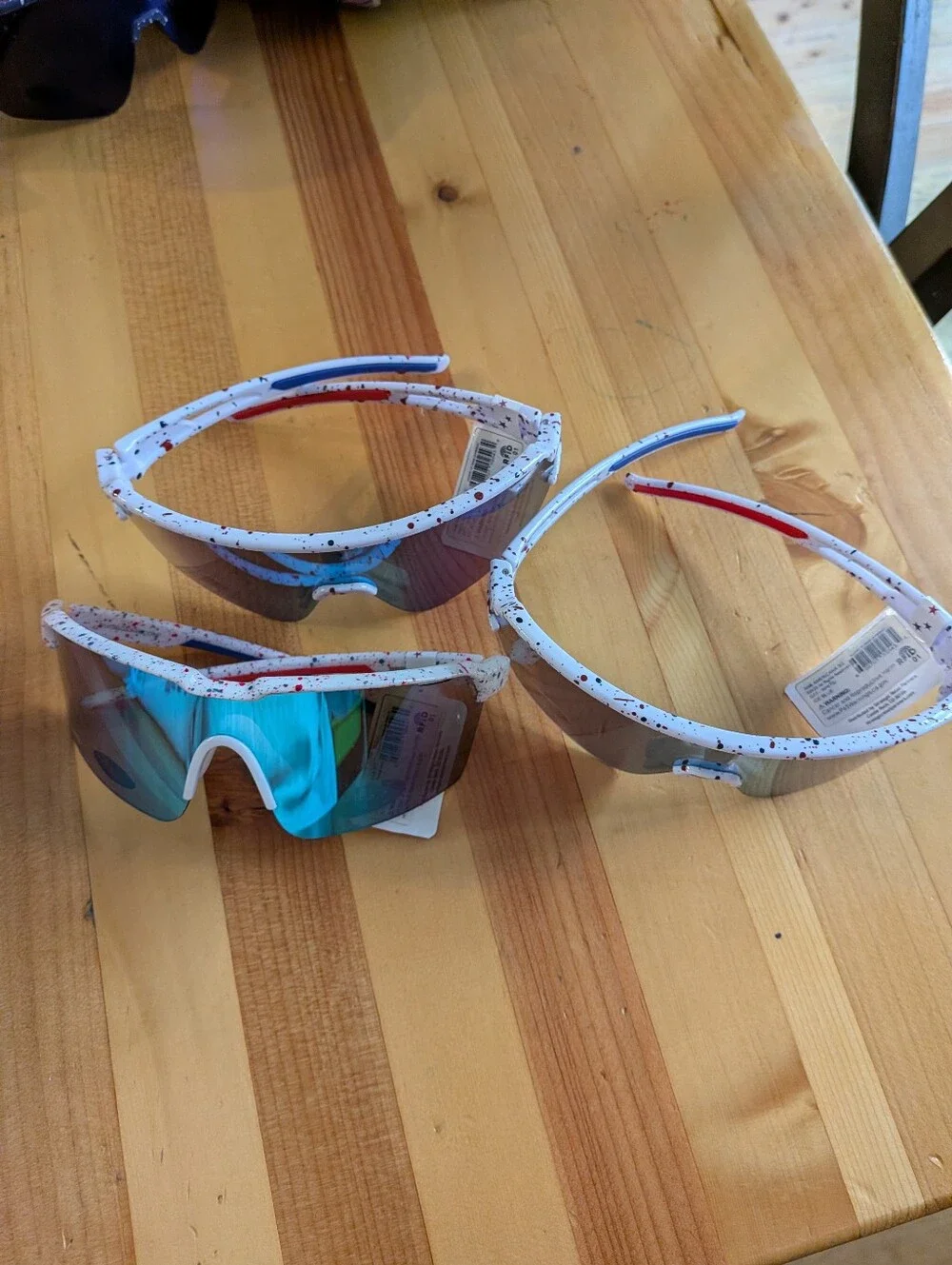 ​Pugs USA AM2 Patriotic Sunglasses Bundle (3 Pairs) 4th of July World Cup